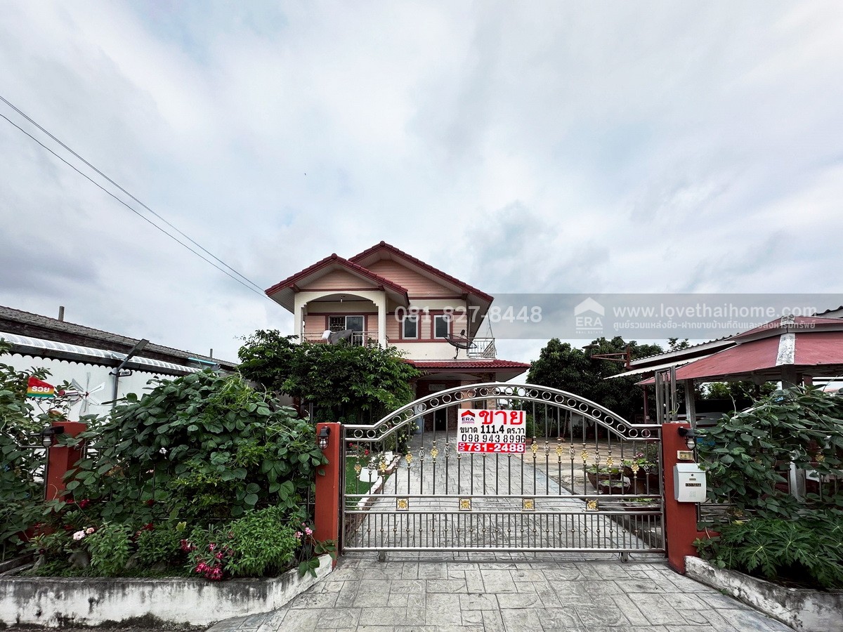 ขายบ้านเดี่ยว หมู่บ้านอรัญญา วิลล์-แพรกษา ซอยมังกร–นาคดี หลังริม 111.4 ตร.วา ใกล้ถนนเทพารักษ์-ศรีนครินทร์ และ BTS แพรกษา พร้อมอยู่