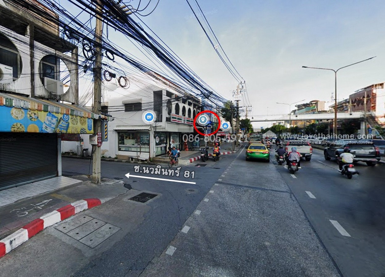 ขายที่ดิน นวมินทร์81 แยก1 (ม.โชคชัยคลองจั่น) บางกะปิ-คลองจั่น พื้นที่ 108 ตรว. เหมาะสร้างบ้านพักอาศัย ทำเลแบบนี้หายากแล้ว ราคาต่อได้ได้อีก