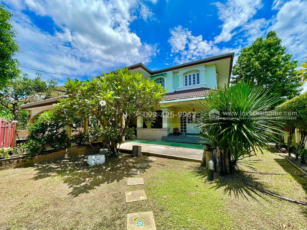 ขายบ้านลัดดารมย์ รัตนาธิเบศร์ นนทบุรี บ้านเดี่ยวแปลงริม 117 ตร.วา ขายถูกที่สุดในโครงการ ถูกกว่าราคาตลาด ใกล้ BTS ไทรม้า Built-in ทั้งหลัง สภาพพร้อมอยู่