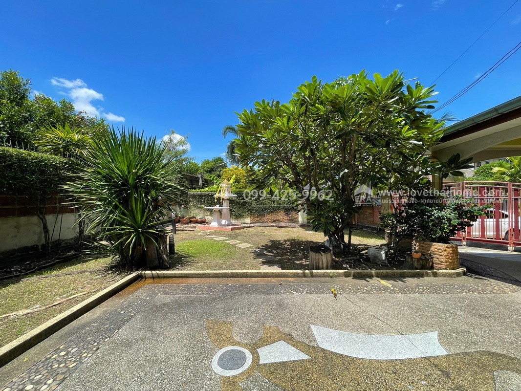 ขายบ้านลัดดารมย์ รัตนาธิเบศร์ นนทบุรี บ้านเดี่ยวแปลงริม 117 ตร.วา ขายถูกที่สุดในโครงการ ถูกกว่าราคาตลาด ใกล้ BTS ไทรม้า Built-in ทั้งหลัง สภาพพร้อมอยู่