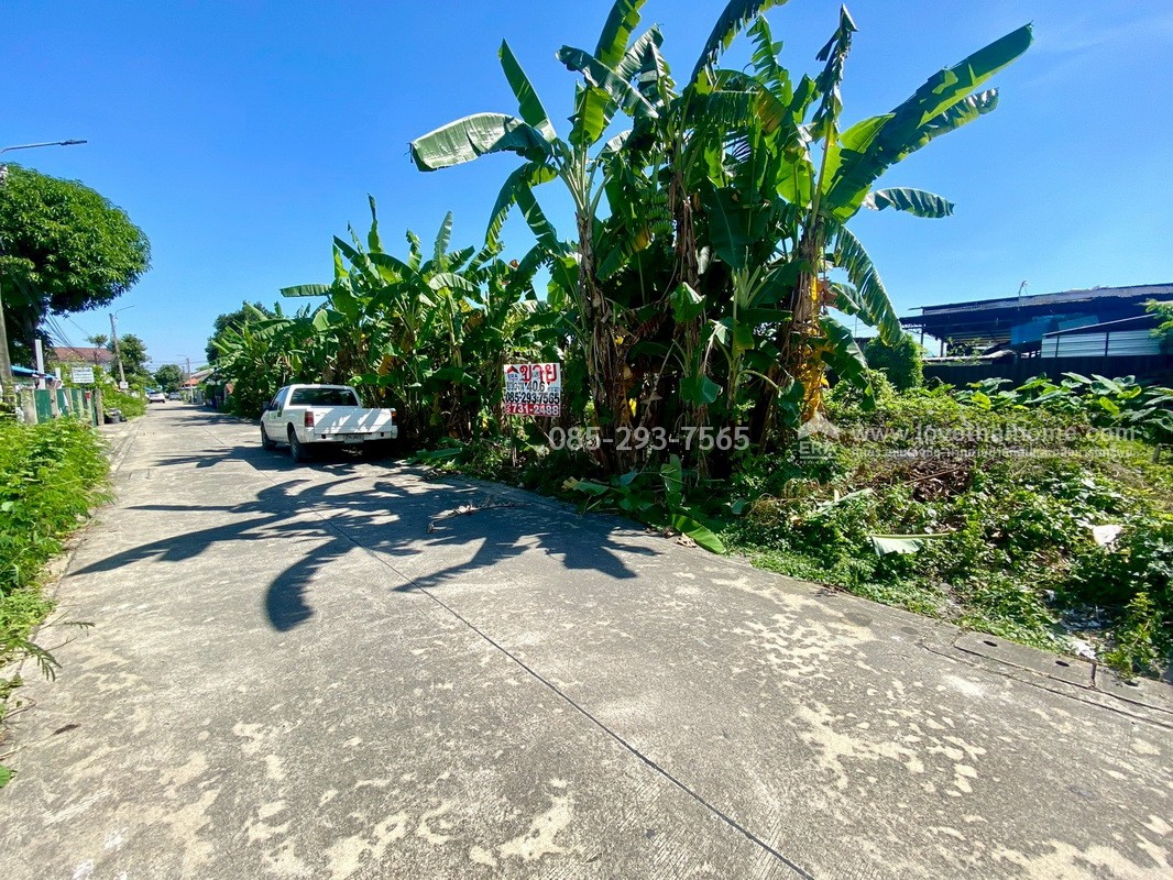 ขายที่ดิน ถนนสุขาภิบาล5 ซอย34 สายไหม แปลงสวย พื้นที่ 40.6 ตารางวา แปลงเล็กๆแต่ทำเลดีมาก เข้าซอยเพียง 300 เมตร ใกล้จุดขึ้น-ลงทางด่วนสุขาภิบาล5