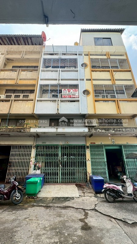 ขายตึกแถว 3.5 ชั้น ถนนนิคมรถไฟ อยู่ในตัวเมืองมหาชัย สมุทรสาคร พื้นที่ 15.4 ตรว. ใกล้แลนด์มาร์ค มหาชัย ราคาถูก ทำเลดี