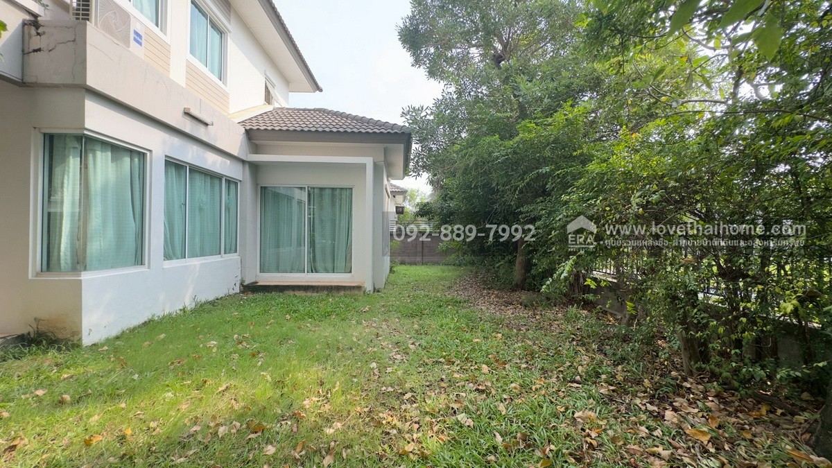 ขายบ้านเดี่ยว 2 ชั้น หมู่บ้านเดอะแกรนด์ พระราม2 โซนอินฟิเนีย ถนนพระราม2 พื้นที่ 76.4 ตรว. ใกล้เซ็นทรัลมหาชัย บ้านหลังมุม ราคาถูก