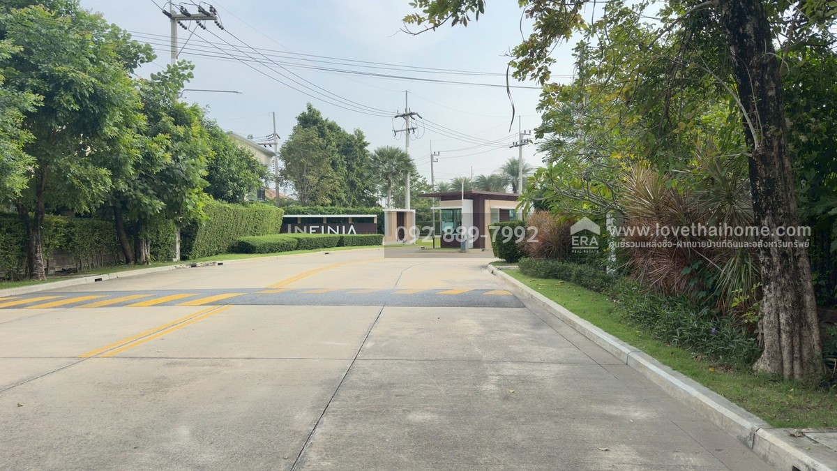 ขายบ้านเดี่ยว 2 ชั้น หมู่บ้านเดอะแกรนด์ พระราม2 โซนอินฟิเนีย ถนนพระราม2 พื้นที่ 76.4 ตรว. ใกล้เซ็นทรัลมหาชัย บ้านหลังมุม ราคาถูก