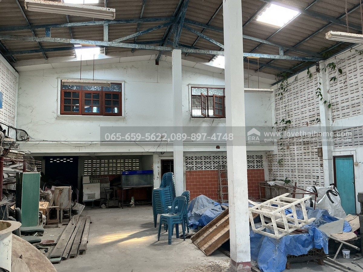 ขายที่ดินพร้อมโกดัง เทศบาลบางปู 91 สมุทรปราการ ซ.2(คลองบ่อทอง) 75.5 ตร.วา โครงสร้างรากฐานแน่นหนา ใกล้อุตสาหกรรมบางปู และสถานีรถไฟฟ้า BTS การเคหะสมุทรปราการ ราคาพิเศษ ต่อรองได้