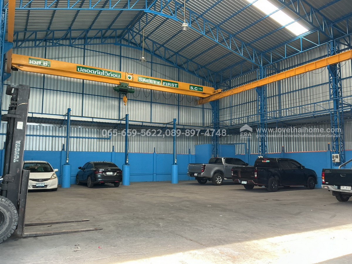 ขายที่ดินพร้อมโกดัง เทศบาลบางปู 91 ซ.2(คลองบ่อทอง) สมุทรปราการ พื้นที่ 100 ตรว. โครงสร้างฐานรากแน่นหนา ใกล้นิคมอุตสาหกรรมบางปู และสถานีรถไฟฟ้า BTS การเคหะ ราคาพิเศษ/ต่อรองได้