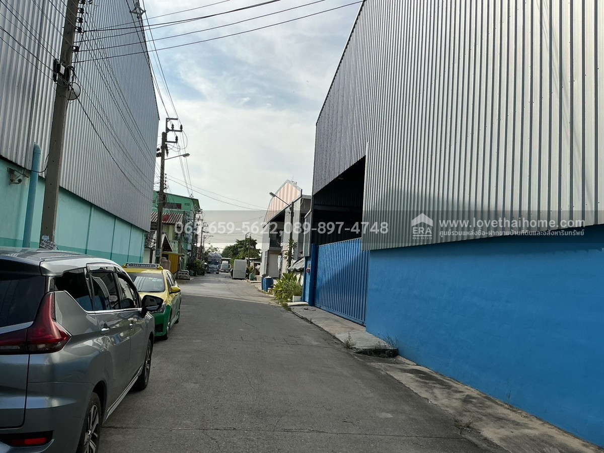 ขายที่ดินพร้อมโกดัง เทศบาลบางปู 91 ซ.2(คลองบ่อทอง) สมุทรปราการ พื้นที่ 100 ตรว. โครงสร้างฐานรากแน่นหนา ใกล้นิคมอุตสาหกรรมบางปู และสถานีรถไฟฟ้า BTS การเคหะ ราคาพิเศษ/ต่อรองได้