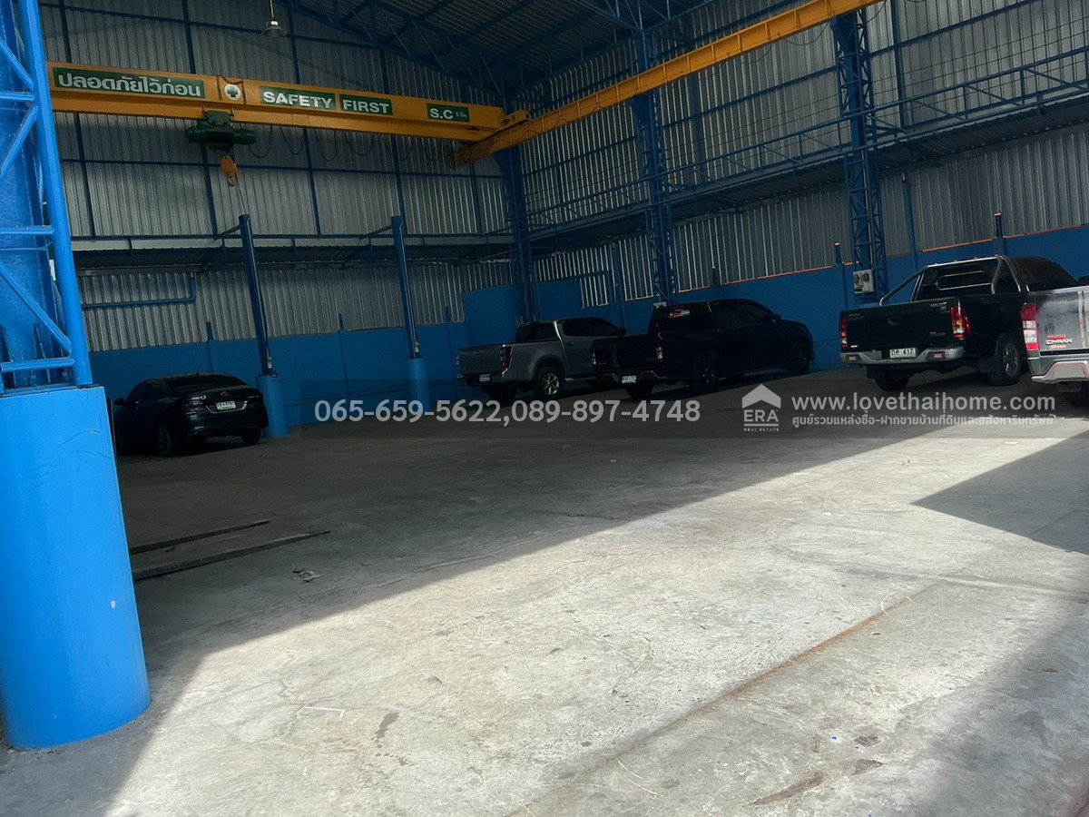 ขายที่ดินพร้อมโกดัง เทศบาลบางปู 91 ซ.2(คลองบ่อทอง) สมุทรปราการ พื้นที่ 100 ตรว. โครงสร้างฐานรากแน่นหนา ใกล้นิคมอุตสาหกรรมบางปู และสถานีรถไฟฟ้า BTS การเคหะ ราคาพิเศษ/ต่อรองได้