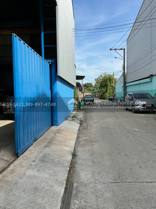 ขายที่ดินพร้อมโกดัง เทศบาลบางปู 91 ซ.2(คลองบ่อทอง) สมุทรปราการ พื้นที่ 100 ตรว. โครงสร้างฐานรากแน่นหนา ใกล้นิคมอุตสาหกรรมบางปู และสถานีรถไฟฟ้า BTS การเคหะ ราคาพิเศษ/ต่อรองได้