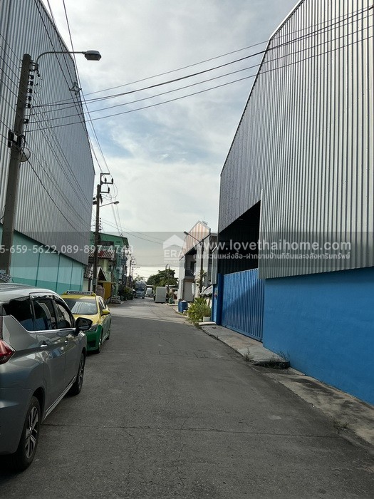 ขายที่ดินพร้อมโกดัง เทศบาลบางปู 91 ซ.2(คลองบ่อทอง) สมุทรปราการ พื้นที่ 100 ตรว. โครงสร้างฐานรากแน่นหนา ใกล้นิคมอุตสาหกรรมบางปู และสถานีรถไฟฟ้า BTS การเคหะ ราคาพิเศษ/ต่อรองได้