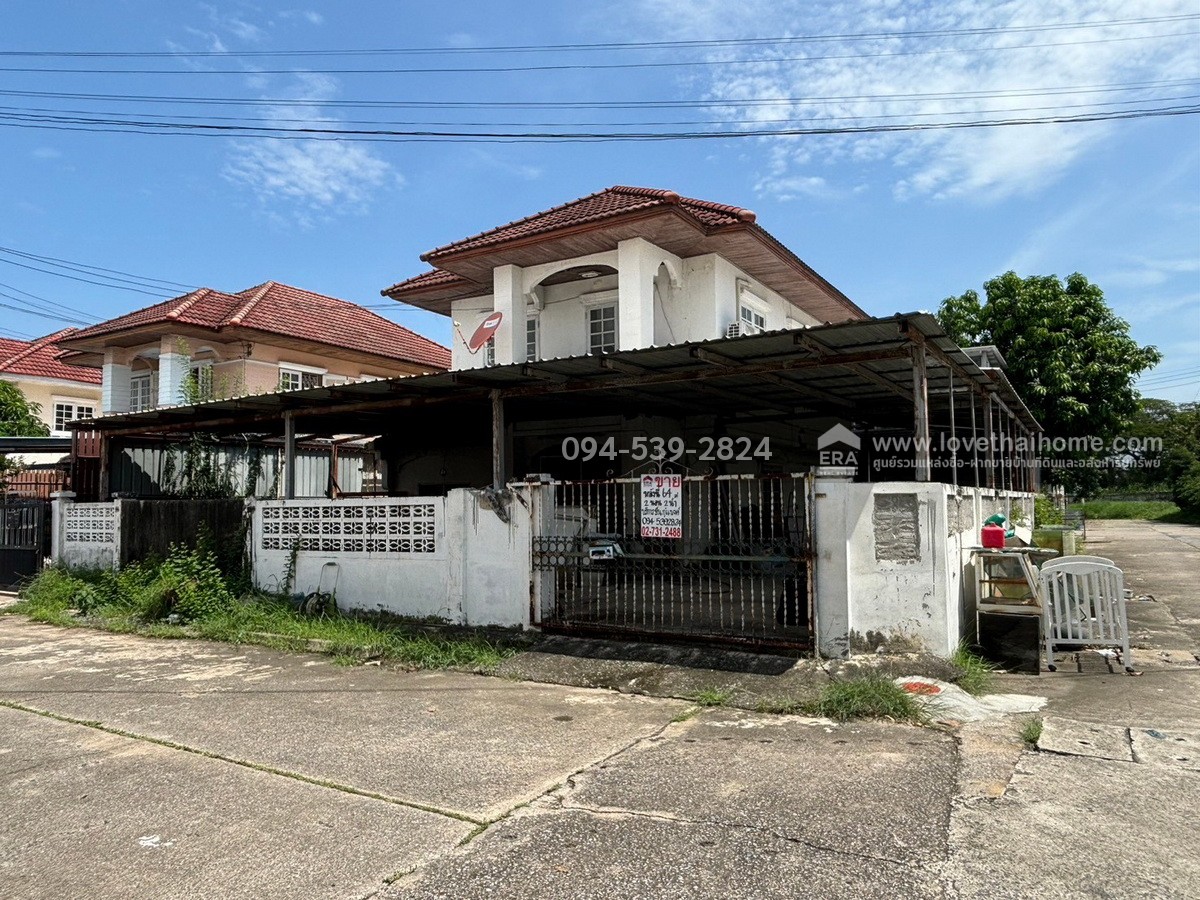 ขายบ้านเดี่ยว หมู่บ้านสินธร รังสิต-ปทุมธานี ซ.C4 หลังมุม64ตรว. ราคา3.45ล้าน ขายถูกสุดในโครงการ ใกล้ฟิวเจอร์พาร์ครังสิต และรถไฟฟ้าสายสีแดง-สถานีรังสิต