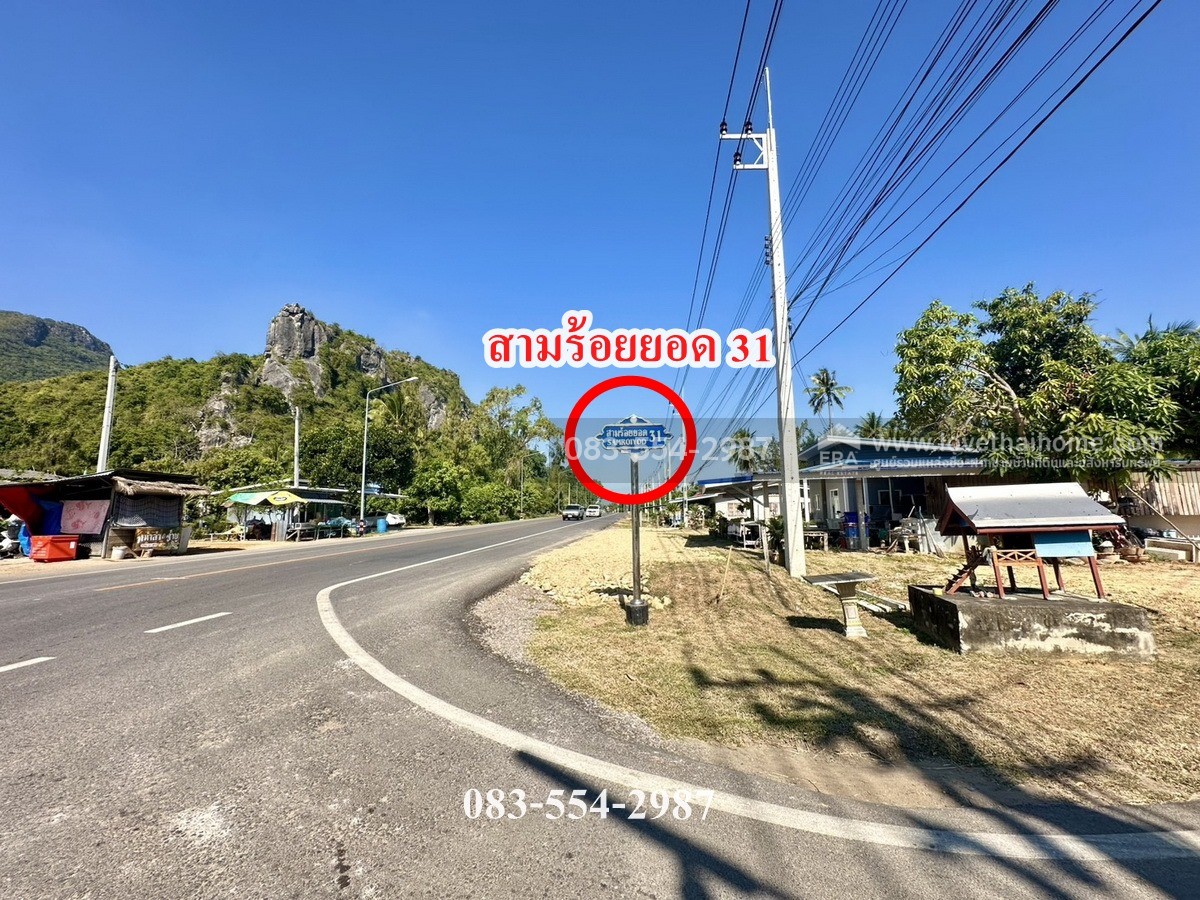 ขายที่ดินสวยปราณบุรี โครงการมัลดีฟรีสอร์ท@ปราณบุรี สามร้อยยอด ประจวบคีรีขันธ์ ใกล้ทะเลปราณบุรี พื้นที่19-1-58.7ไร่ ราคา32ล้าน ภูเขาล้อมรอบ270องศา ใกล้หาดนมสาว ถนนสามารถบรรทุกเรือลงทะเลได้