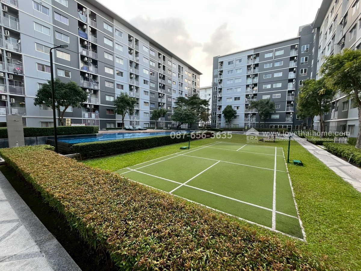 ขายคอนโด Plum Condo Rangsit เฟส 2 อาคาร C มี 2 ห้องนอน 44.16 ตร.ม. ชั้น 1 ห้องใหญ่สุดในโครงการ ราคาไม่ถึง 2 ล้าน! วิวสระว่ายน้ำ ถูกจริง ไม่พูดเยอะ! 